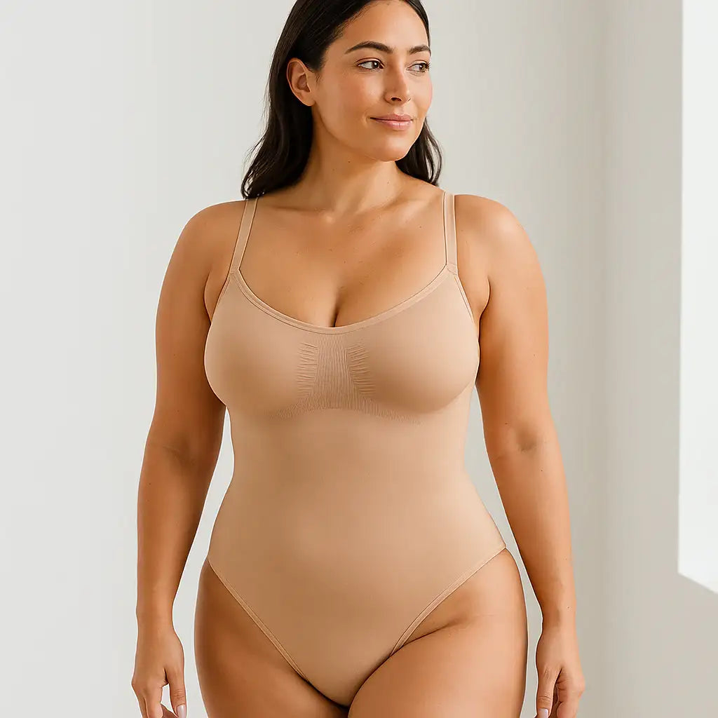 body moldeador con control de abdomen y soporte sin sujetador